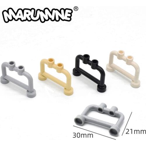Marumine Hanger 1 x 4 x 2 With 2 Cored Knobs MM 4083 Guardrail Fence Creative DIY Children Railing Home Assembling Model For Kid
