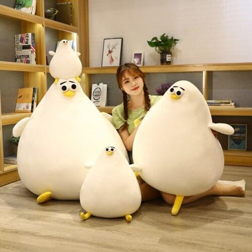 20-85 CM Kawaii Childrens Plush Seagull Toy Toy Pillow Tatami Home Decoration Childrens Gift 1 Piece