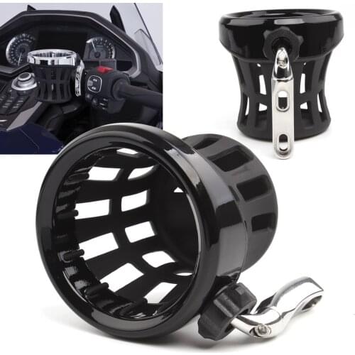 Motorcycle Custom Black Drink Cup Holder For Honda Goldwing 1800 GL1800 ABS 01-15 F6B 13-15 Drinking Holder Cup Carrier Support