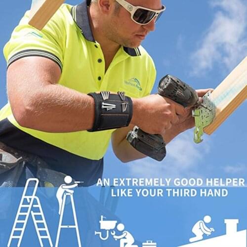 2021 New Home appliance parts super strong magnetic wristband holding screws tools gift Armband Tool DIY