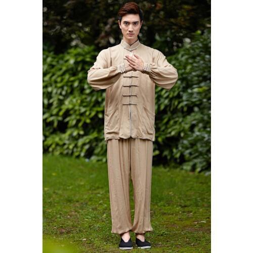 Shanghai Story New sale Chinese KungFu Suit Men Tai Chi Clothing 100% Cotton Art Uniform taiji wushu kung fu taiji clothing