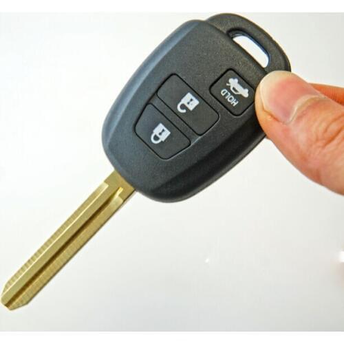 New Style ! 3 Button Remote Key Shell Case For Toyota Camry Prius Sequoia With TOY43 Blade Fob Key Blank Cover 10PCS/lot