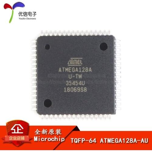 Genuine original patch ATMEGA128A-AU-chip microcontroller 8 AVR TQFP-64