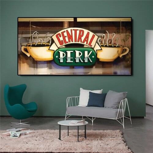 Modern Style Central Perk Cafe TV Show Canvas Paintings Posters and Prints Cuadros Wall Art for Living Room Home Decoration
