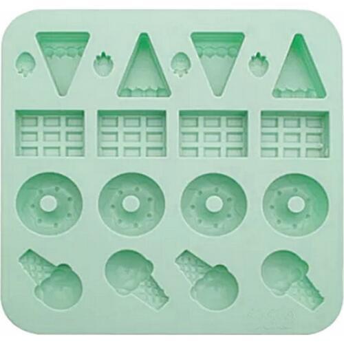 Handmade Pizza Ice Cream Cabochon Charms Silicone Molds Phone Case Decoden DIY Resin Jewelry Pendant Mini Donut Chocolate Mold