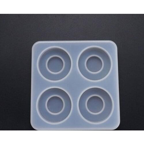 R2LE Silicone Crystal Epoxy Resin Mold Round Drawer Handle Casting Mould Handmade DIY Crafts Decoration Making Tools