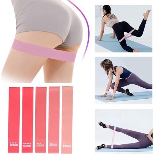 5Pcs/Set Elastic Bands home Fitness Resistance Bands Yoga Workout Sport Elastic Bands Rubber Training Equipments