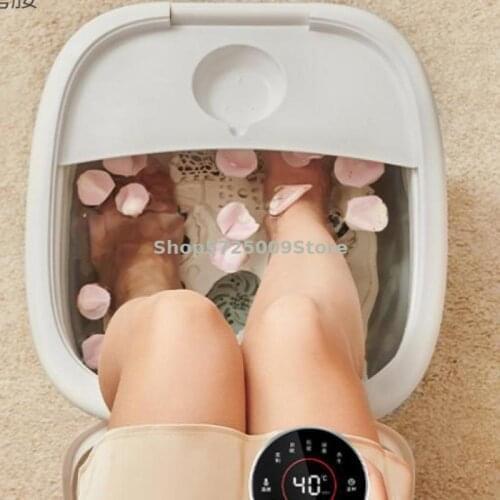 Folding Foot Bath Full Automatic Massage Constant Temperature Heating Household Foot Bath Foot Deep Bucket