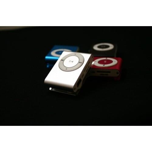 Random color Mini Clip MP3 Player With Micro TF/SD Card Slot sports mini MP3 Music Player Free Shipping