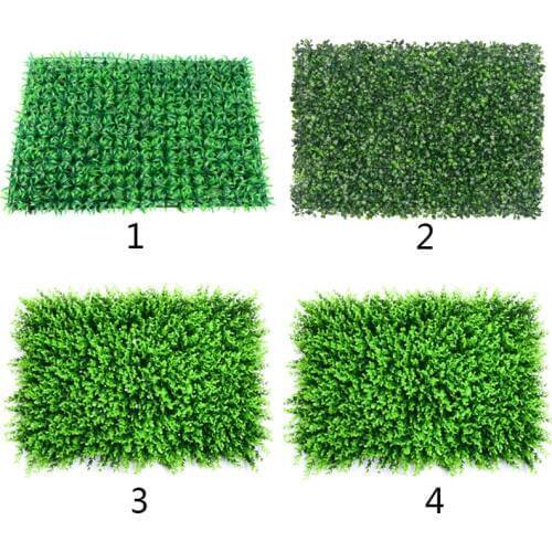 40x60cm Wedding Decoration Grass Mat Green Artificial Plant Lawns Landscape Carpet for Home Garden Wall Decoration Fake Grass