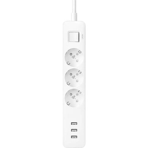 XIAOMI MI POWER STRIP (3 OUTLET,3 USB) WHITE