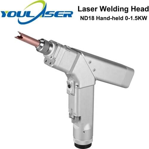 YOULASER WSX 0-1.5KW ND18 Hand-held Laser Welding Head Max Power 1500W with QBH Connector for Fiber Laser Machine
