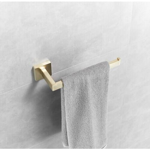 Gold Brushed Towel Ring Holder 304 Stainless Steel Towel Ring Bar Wall Mount Paper Towel Holder Bathroom Accessories