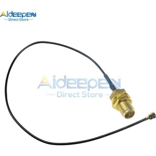 1Pcs SMA Connector Cable IPX to SMA Female Coaxial Cable Adapter Mini Pci U.Fl To RP-SMA Antenna Router