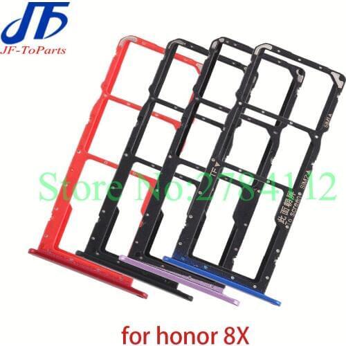 10Pcs For Huawei Honor 7 8 9 8X 7X MAX LITE SIM Card Slot SD Card Tray Holder Adapter Assembly Repair Parts Mobile Phone