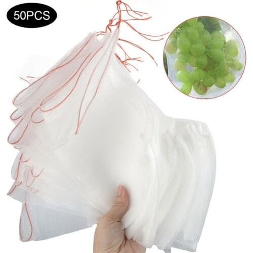 50 Pcs Garden Fruit Barrier Cover Bags Flower Seed Vegetable Protection Anti Insect Mosquito Bug Bags