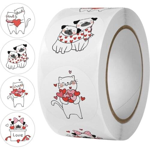 500pcs Cute Cartoon Animals Sticker for Kids Encourage Sealing Labels School Teacher Supplies Child Reward Sticker Labels