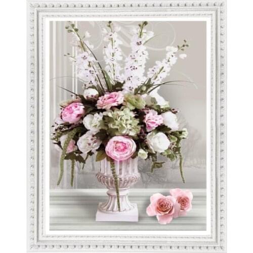 5D Diamond Painting Cross Stitch Blossoms Resins Mosaic Crafts Diy Embroidery Flower Picture By Numbers Full Drill Square/round