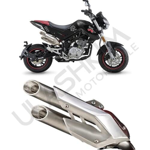Motorcycle Exhaust Sliencer Muffler Escape System with db killer For Benelli TNT 125 135 TNT125 TNT135