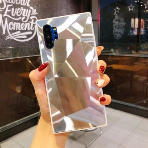 S21FE Shine Glossy Acrylic Phone Case For Samsung Note9 S10+ S20Ultra A70 A71 A51 S20 Full Cover Skinny Shell Body Protection