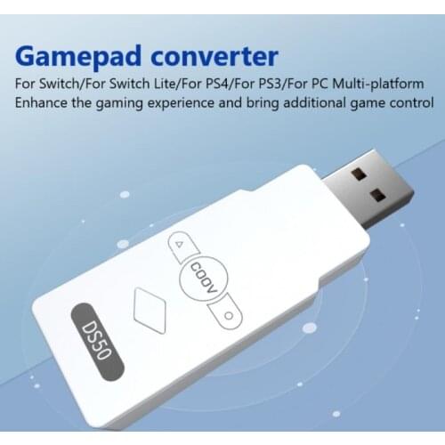 Coov DS50 Wireless Bluetooth Adapter Converter For Nintend Switch FOR PS4 PS5 X-box One PC Wireless Controller Converter