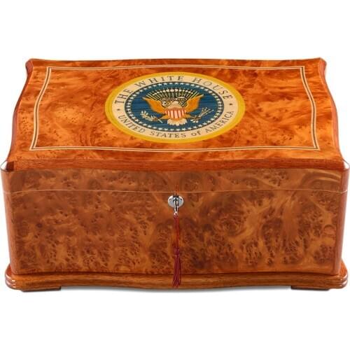 Cigar Humidifying Box Mellow Fragrant Cedar Wood Piano Paint Multi-layer Large Capacity Humidifying Box Cigar Cigarette Case