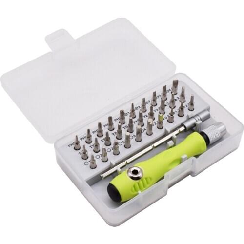 MAIYUE Screwdriver Set Multi-Function Manual Repair Tool Box Mini Magnetic Screwdriver Bits Kit Tool Repair