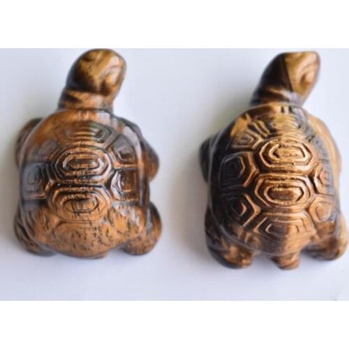 2020 new fashion natural tigers eye stone sea turtle shape pendants jewelry No hole wholesale 2 pieces/lot free shipping