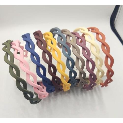 2021 Korea Sweet Women Hair Band Cute Frosted Hairband Candy Color Girl Hair Accessories