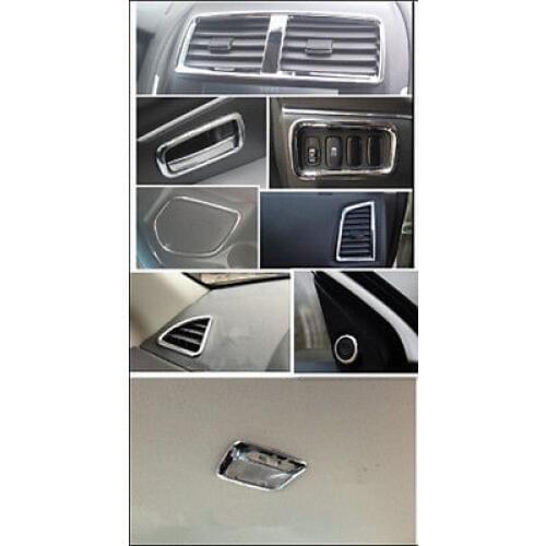 Inner handle frame + instrument desk cover 17pcs For Mitsubishi ASX 2010-2013