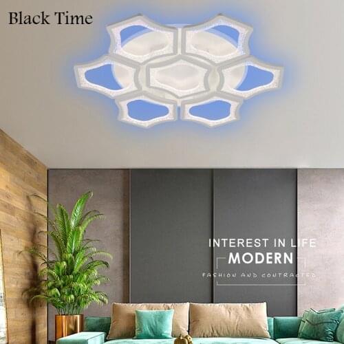 Modern Home LED Ceiling Lights for Living Room Bedroom Dining Room Kitchen Light Indoor Decoration Ceiling Lamps Input 110V 220V