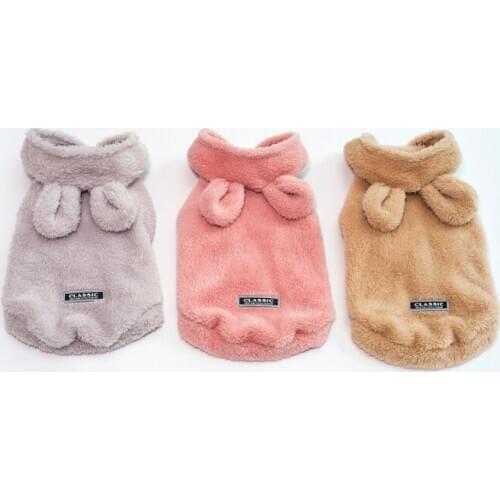 Cute Dog Hoodie Winter Pet Dog Clothes For Dogs Coat Jacket Cotton Ropa Perro French Bulldog Clothing For Dogs Pets Clothing Pug