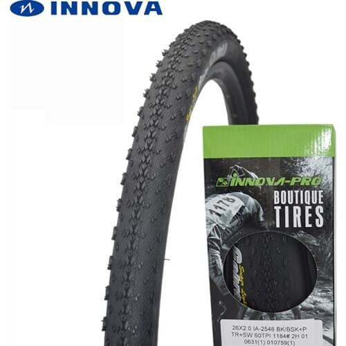 INNOVA-PRO bicycle tire 26 26*2.0 super light 382g 60TPI MTB mountain bike tires folding bead tyres MTB racing pneu