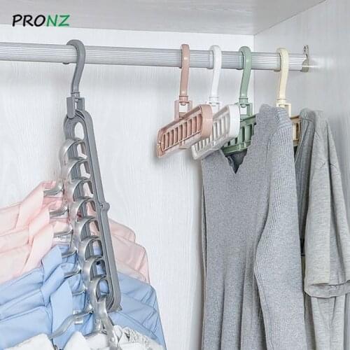 Magic Multi-port Support Hangers Multifunction For Clothes Drying Rack Clothes Rack Drying Scarf Clothes Storage Hangers