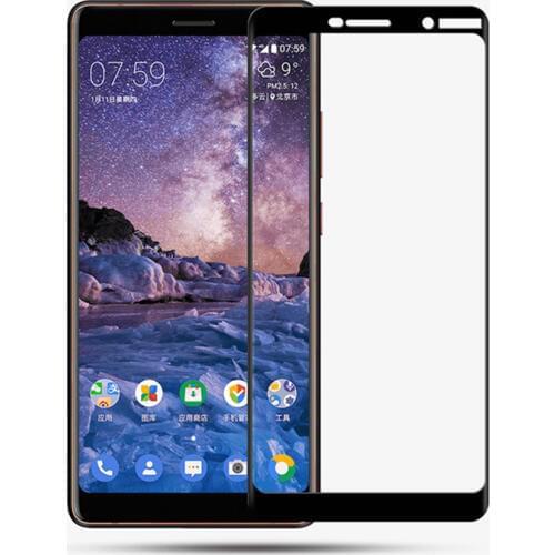 Tempered Glass For Nokia 7 Plus Full Cover High Quality 9H film Explosion-proof Screen Protector For Nokia 7Plus
