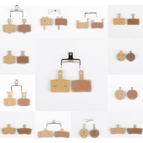 1Pair 2 Pcs Bicycle Bike Cycling Disc Brake Pads for SHIMANO SRAM AVID HAYES Magura Formula and Scooter, Copper Base