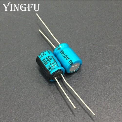 10PCS Rubycon RX30 Series 33uF 50V 50v33uf 8X11.5mm Top Grade Electrolytic Capacitor