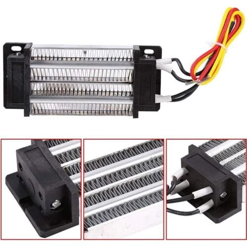 120x50mm Insulated PTC Ceramic Air Heater 24V 100W Warm Tool mini Egg Incubator Heaters Incubation Equipment