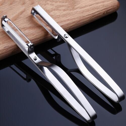 Stainless Steel Peeling Knife 2PCS Kitchen Household Fruit Peeler Melon Planer Multi-function Peeling Knife Planing Knife