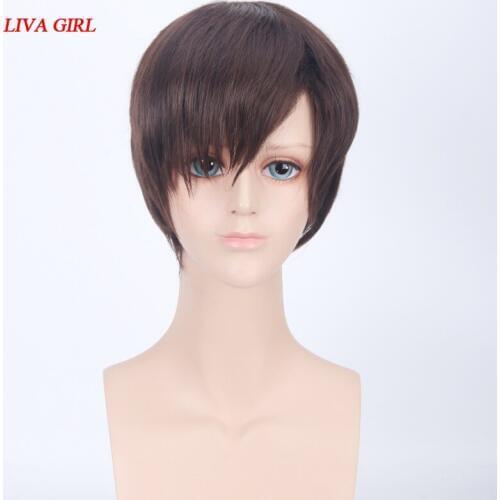 2017 New Style The Master of Skill The Kings Avatar Cosplay wig Short Hair For Halloween Party