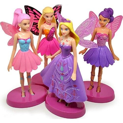 4pcs/lot 15cm Cosplay Flying Adorable PVC Action Figures Model Doll Toys For Gifts