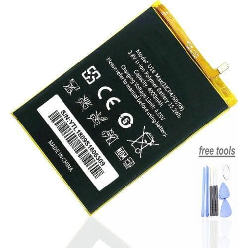1x 4000mAh Battery Replacement For Oukitel U16Max U16 Max Smart Phone Batteries + Repair Tools kit