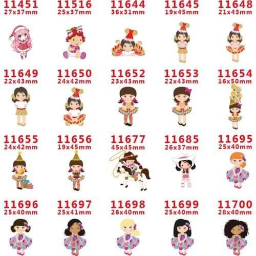 Free shipping 30 pcs cartoon character planar resin PR 11451