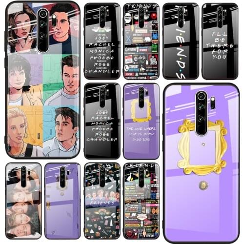 Tempered Glass Cover Friends TV series For Xiaomi Redmi Note 10 10S 9T 9S 9 8T 8 7 5G Pro Max Shockproof Phone Case