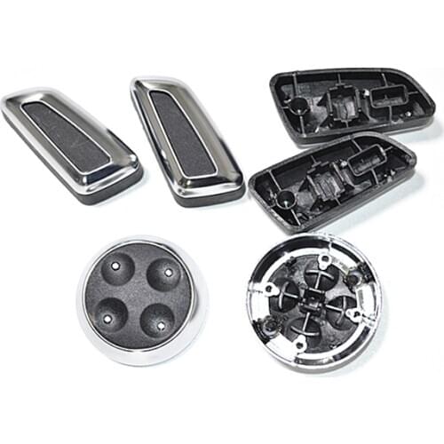 For Volkswagen VW Jetta MK5 GTI Passat B7 CC Tiguan For Audi Q3 Q5 A3 A4 A5 A7 CAR 6pcs Seat Adjustable Knob Button Switch