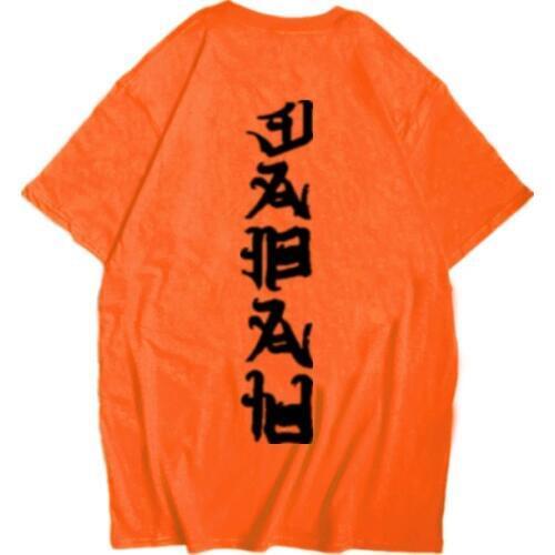 Hip Hop t shirt Men Women Tees Fashion Evil Kanji Print Summer Cotton T-Shirt Streetwear Oversized Swag Shirts 2020 Tees Shirts