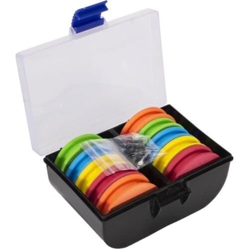 21Pcs/Set EVA Foam Outdoor Fishing Line Spools Bobbin Winding Board Round Coils Winder Organizer