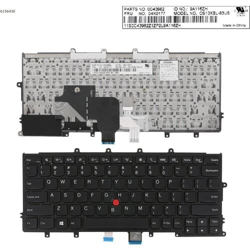 US QWERTY English Layout New Original Replacement Keyboard for IBM Lenovo Thinkpad X230S X240 X240S X250 X260 X270 Laptop