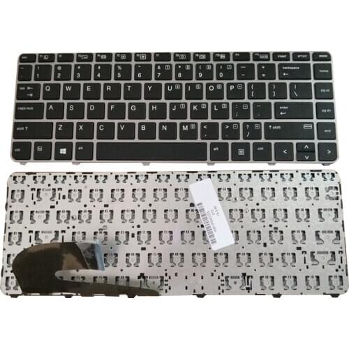 YALUZU New For HP EliteBook 840 G3 745 G4 836308-001 821177-001 US laptop keyboard NSK-CY2BV 745 G3 English replace keyboard