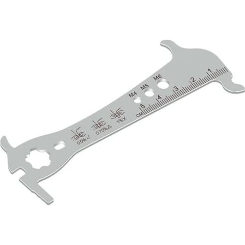 Bicycle Chain Wear Checker Indicator Card Gauge Measurement Ruler Cycling Repair Tools MTB Bike Accessories